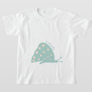 Camiseta con hermosa mariposa verde minimalista