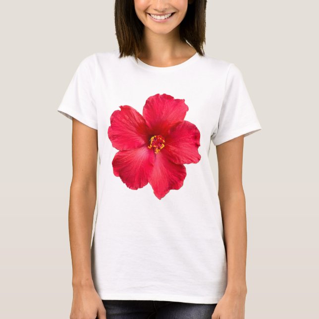 Camiseta Con Hibiscus (Anverso)