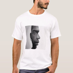 Camiseta con hombres de dos lados