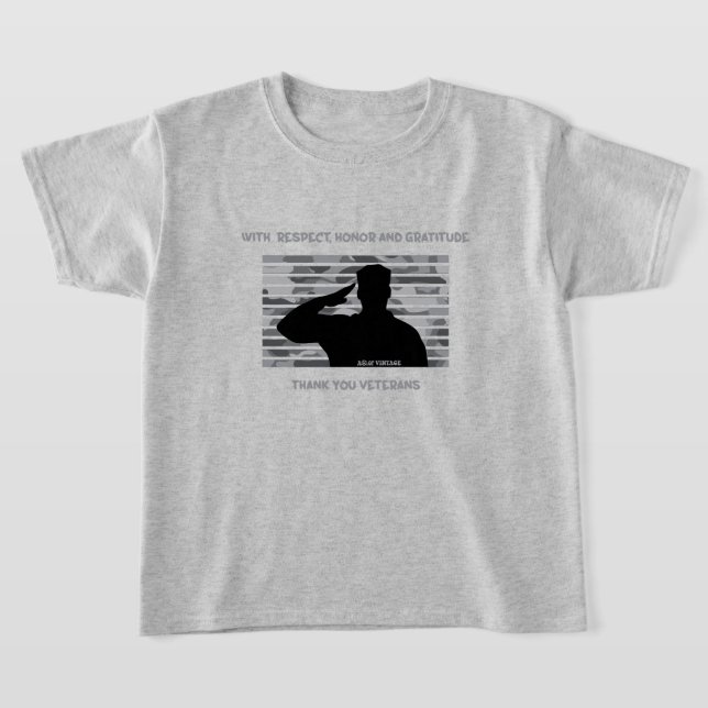 Camiseta Con Honor Y Gratitud (Distribución)