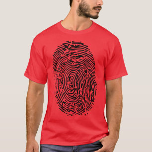 Camiseta con huella digital