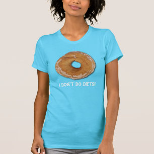 Camiseta con humor para comida DONUT FUN,