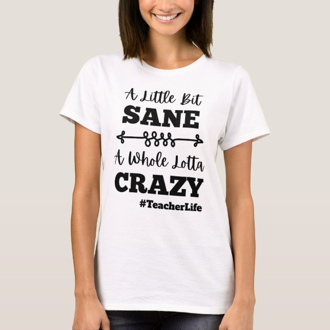 Camiseta con humor para la vida del profesor (Anverso)
