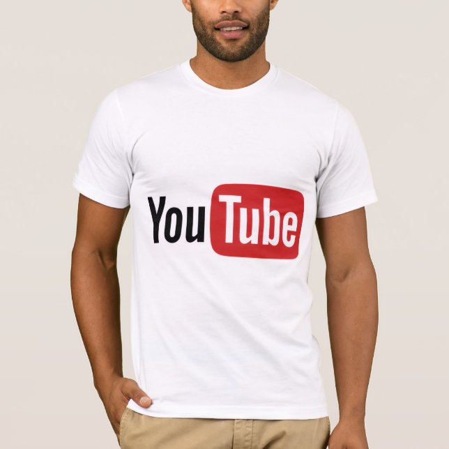 Camiseta con icono de YouTube (Anverso)