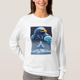 Camiseta con icono del águila de cristal
