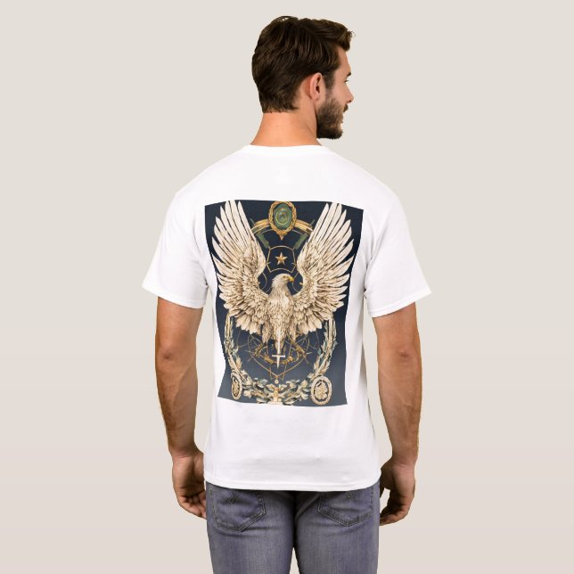 Camiseta con icono del águila de cristal (Reverso completo)