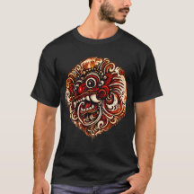 Camiseta con ilustración de Barong balinés