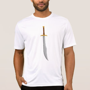 Camiseta con ilustración de daga de acero de fanta