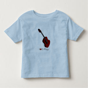 Camiseta con ilustracion de guitarra eléctrica