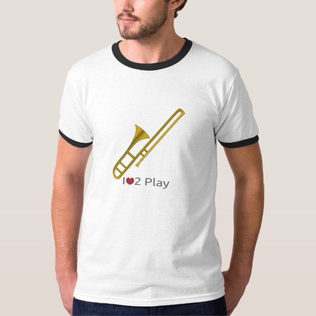 Camiseta con ilustracion de trombona (Anverso)
