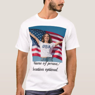Camiseta con imagen editable y arte personalizado
