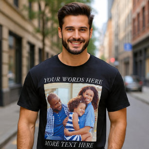 Camiseta con imagen personalizada y texto editable