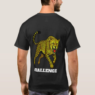 Camiseta con impresión de cheetah SAMA Fierce en l