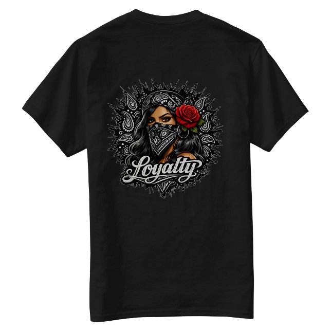 Camiseta con impresión de lealtad en la parte post (Loyalty Print Back hit T-Shirt)