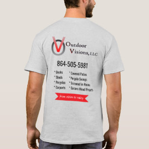 Camiseta con información en la parte trasera del l