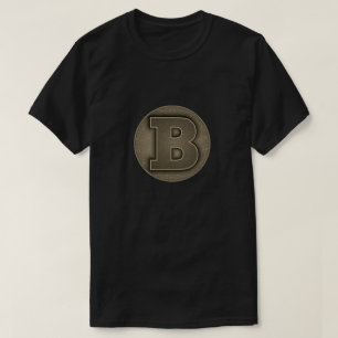 Camiseta con Insignia de Super Héroe "B"