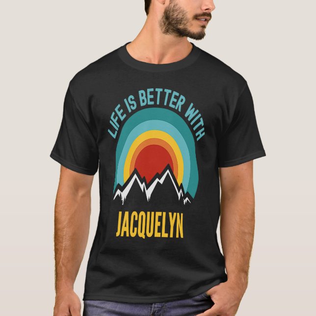 Camiseta Con Jacquelyn Dating Jacquelyn (Anverso)