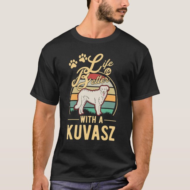 Camiseta con Kuvasz Hungarian Kuvasz (Anverso)