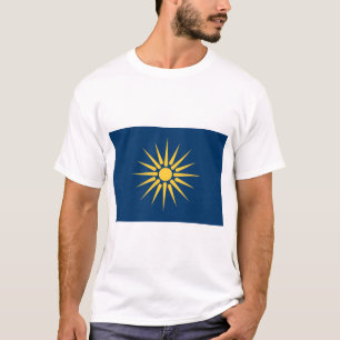 Camiseta con la bandera de Macedonia, Grecia