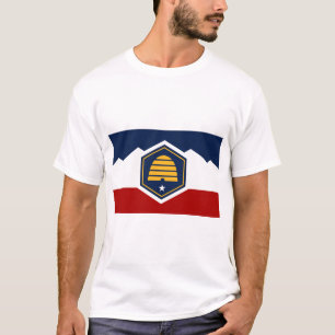 Camiseta con la bandera de Utah, EE. UU.