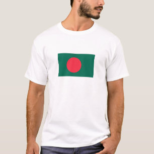 Camiseta con la bandera patriótica de Bangladesh