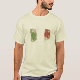 Camiseta con la bandera sucia de Italia del