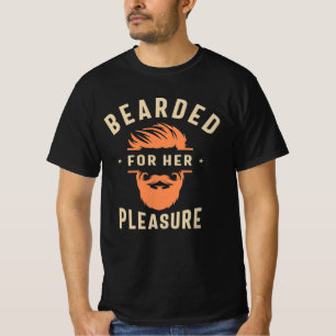 Camiseta Con la barba de su gracioso humor