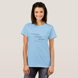 Camiseta con la cita de Shakespeare "ella es feroz