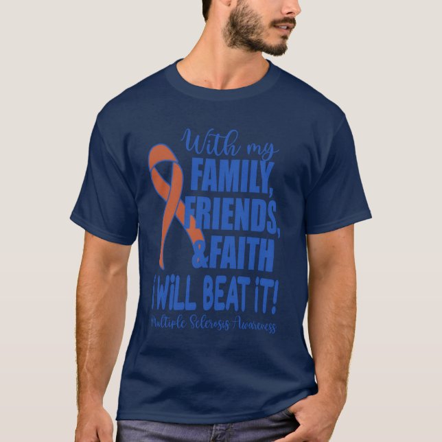Camiseta Con la fe de mis amigos de familia le ganaré a Mul (Anverso)