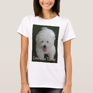 Camiseta con la foto del perro, algodón de Tulear