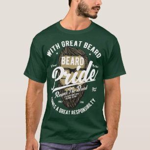 Camiseta Con la gran barba llega la gran responsabilidad Ho