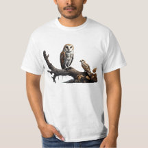 Camiseta con lechuza y bebé