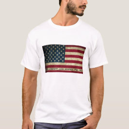 Camiseta Con Libertad Y Justicia Para Toda La Bandera Estad