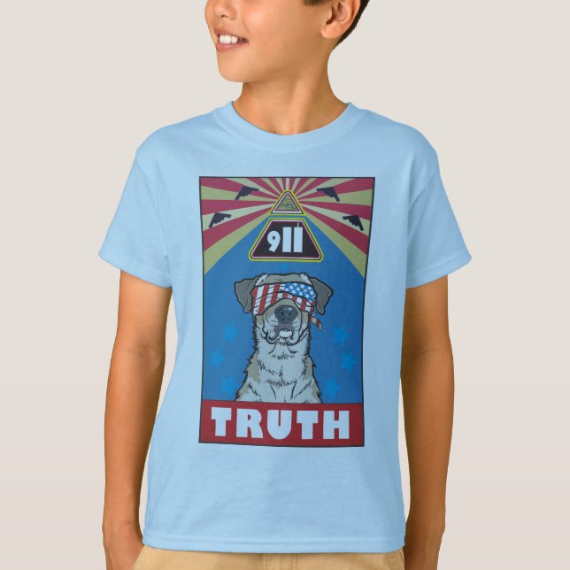 Camiseta "Con libertad y justicia para todos" niños camiset (Anverso)