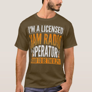 Camiseta Con licencia de Ham Radio Operator Ham Radio