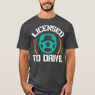 Camiseta Con Licencia Para Conducir