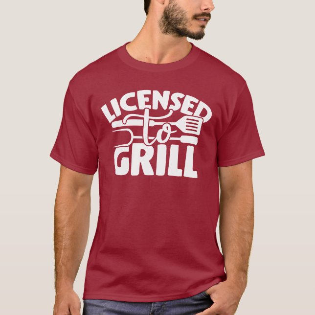 Camiseta Con Licencia Para Grill (Anverso)