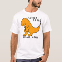 Con licencia para llevar armas pequeñas T-rex Dino
