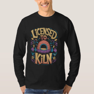 Camiseta Con licencia para matar a divertida aleta de alfar