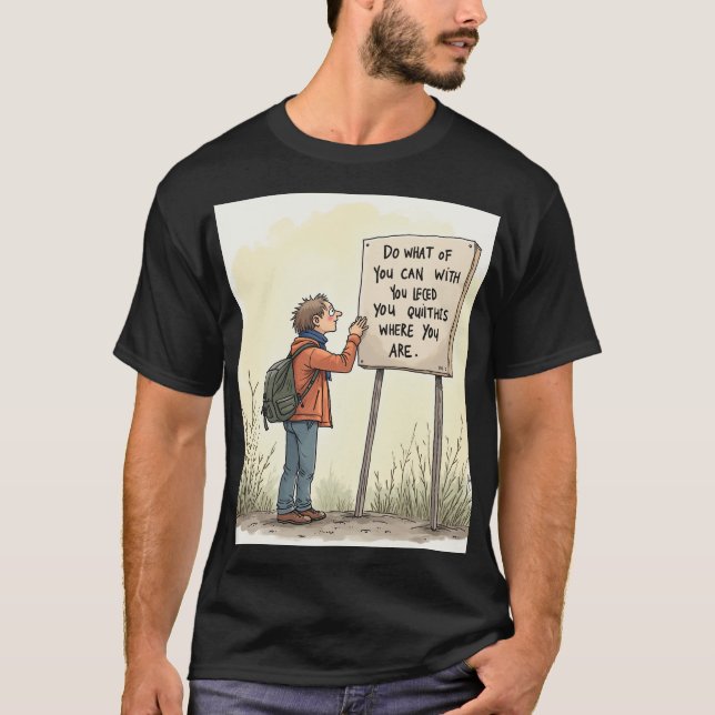 Camiseta con lo que tiene (Anverso)