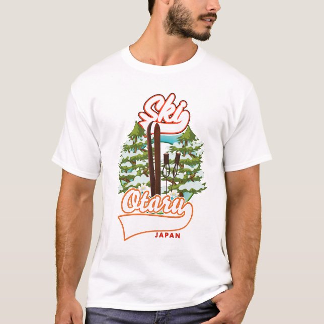 Camiseta con logo de esquí de Seúl Corea del Sur (Anverso)