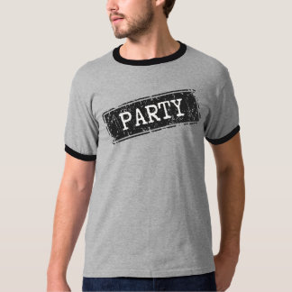 Camiseta con logo de fiesta para asistentes a fies