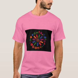 Camiseta con logo de medios sociales