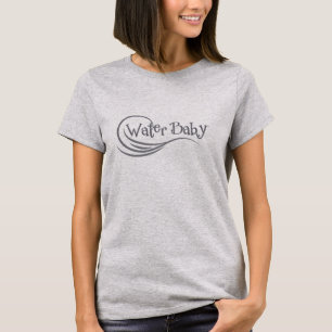 Camiseta con Logo de Water Baby Pewter
