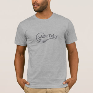 Camiseta con Logo de Water Baby Pewter