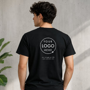 Camiseta con logo en la parte trasera Camisetas