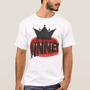 Camiseta con logo ganador