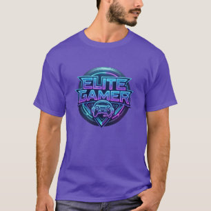 Camiseta con logo neon de jugador elite