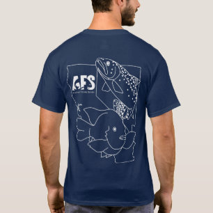 Camiseta con logotipo de AFS White Comic Sans