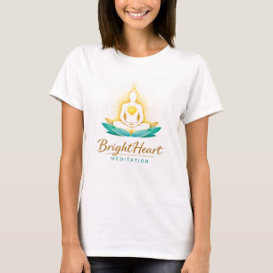 Camiseta con logotipo de Brightheart Meditation fe